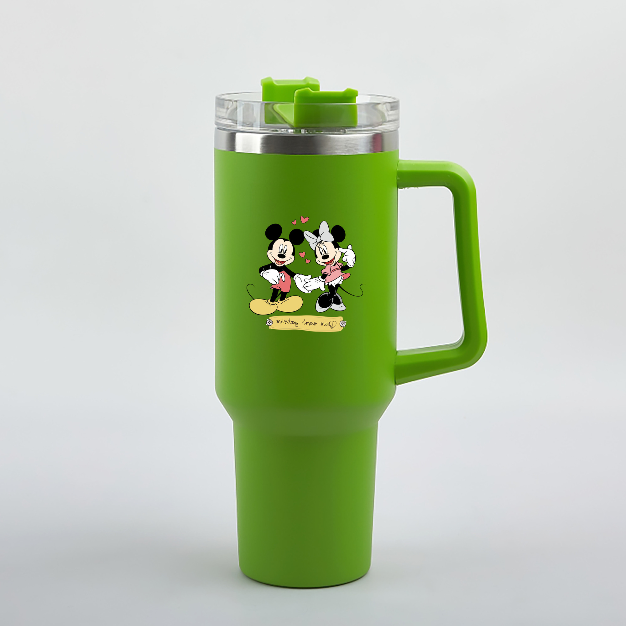 （画像用） ミッキーマウス Mickey Mouse 1200mL車用タンブラー（カラープリント）